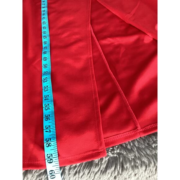 NWT Lulus Women's Sweetest Admirer Ruched‎ Surplice Maxi Dress Red Size Small - Picture 13 of 13